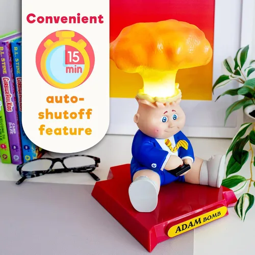 Miniatura 5 de Cubo de basura Adam Bomb Figural Luz de estado de ánimo para mesa de noche 10 pulgadas de alto