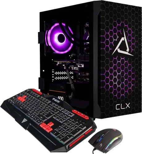 Miniatura 5 de CLX Set Gaming Desktop - Procesador AMD Ryzen 7 7700X 4.5GHz de 8 núcleos refrigerado por líquido, memoria DDR5 de 32 GB, gráficos GeForce RTX 4060