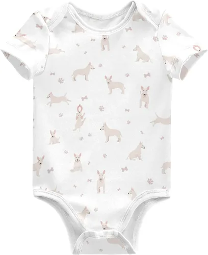 Miniatura 6 de vvfelixl Trajes de bebé lindos conjuntos de cachorros de manga corta de algodón ropa de bebé para niños niñas 0-24 meses