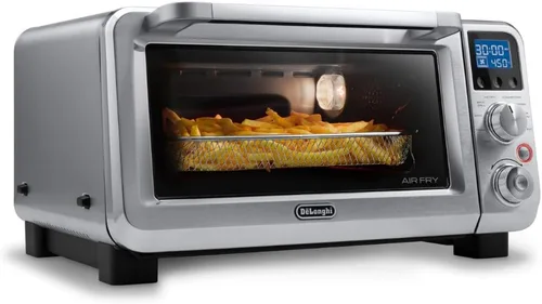 Miniatura 8 de De'Longhi - Horno tostador de convección digital de 10 en 1, 24L, horno de convección real con luz interna, parrillas, asado, horneado