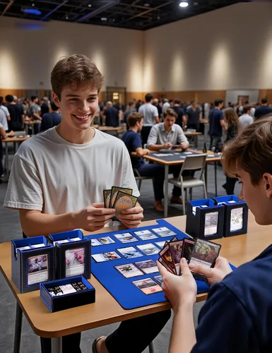 Miniatura 6 de UAONO Caja de Mazos de Cartas para MTG con Pantalla Commander, Estuche de Mazos de Cartas 5 en 1 que Contiene Más de 800 Cartas Sin Fundas