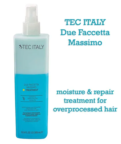 Miniatura 3 de Tec Italia Reconstrucción: Due Faccetta + Champú + Balsami Total 10.1 Oz