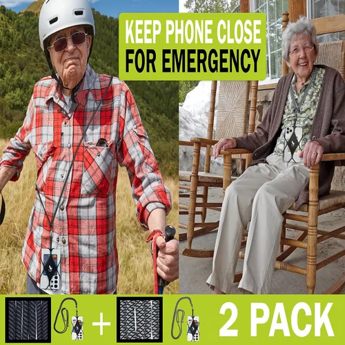 Miniatura 5 de Gecko Travel Tech Cordones de teléfono con cordón para teléfono celular para alrededor del cuello del cuello Lanyard Phone Crossbody Paquete de 2