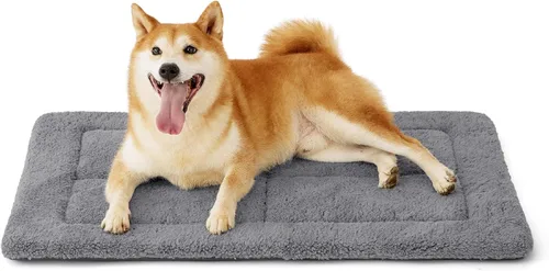 Miniatura 15 de Bedsure Cama Lavable para Jaula de Perro para Perros Pequeños, Alfombra de Espuma Suave para Suelo de Mascotas, Almohadilla Versátil y Ligera