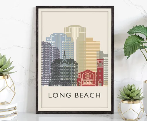 Miniatura 27 de Póster de horizonte de San Antonio, impresión de paisaje urbano y monumento, arte de pared para el hogar, decoración de pared de oficina, 12 x 18