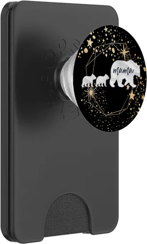 Miniatura 7 de Mama Bear - Regalo geométrico de dos cubitos para bebé, color negro y dorado