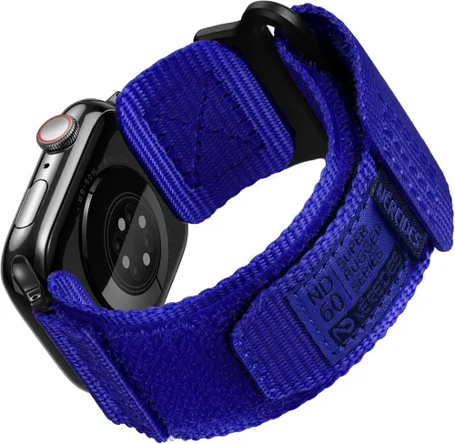Miniatura 43 de Nereides Compatible con Correa de Apple Watch Ultra 3/2/1, Correa Deportiva de Nylon con Diseño Tejido para 49 mm (L, Negro)