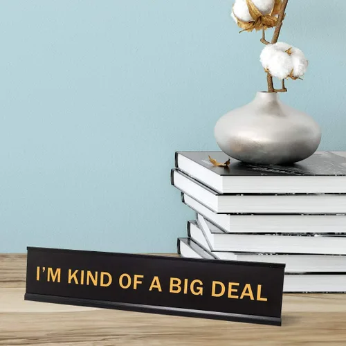 Miniatura 2 de Letrero de escritorio con placa de identificación de Big Daddy de 2 x 10 pulgadas