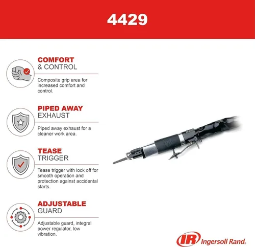 Miniatura 6 de Ingersoll Rand Sierra de reciprocación neumática Super Duty 4429, 3/8 pulg.