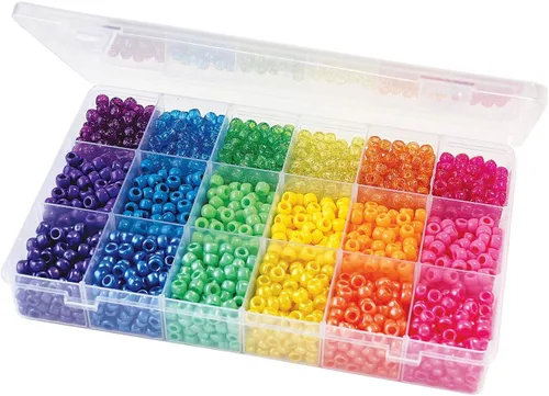 Miniatura 5 de Caja gigante de perlas de 2300 perlas/Pkg