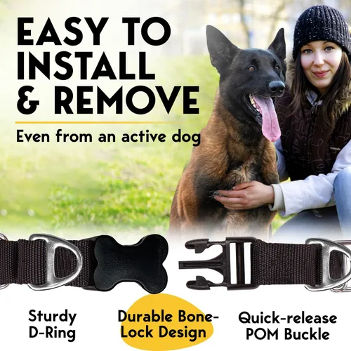 Miniatura 5 de PetJett - Collar de Púas para Perros, Collar de Estrangulamiento para Perros, Collar de Pellizco Ajustable Sin Tirones, Collar de Entrenamiento