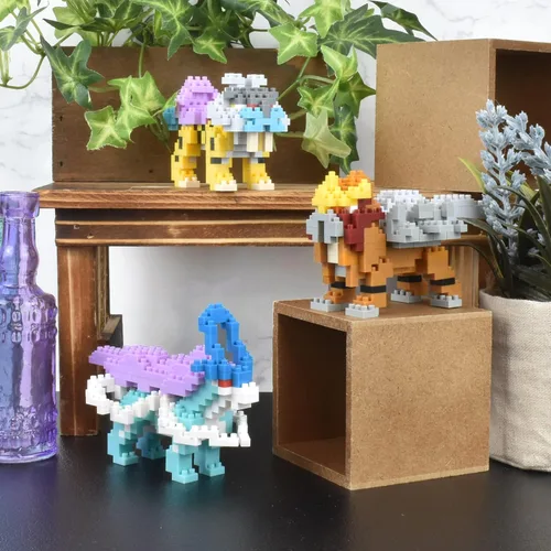 Miniatura 5 de Nanoblock - Pokémon - Entei, serie Pokémon de Nanoblock
