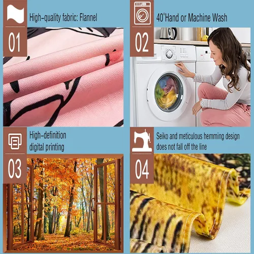 Miniatura 4 de Aidatain Tapiz de otoño para colgar en la pared, diseño de bosque de arce, tamaño 80 pulgadas de largo x 60 pulgadas de ancho, tapices de tela