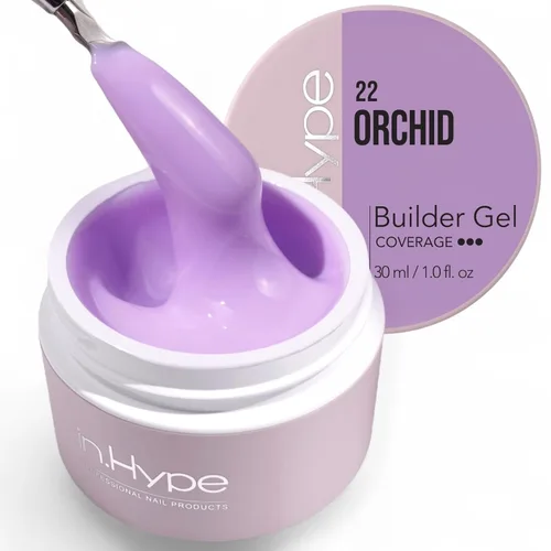Miniatura 14 de IN.HYPE Gel duro profesional UV/LED para extensión de uñas, fortalecimiento, superposiciones de lima (lechoso #1)