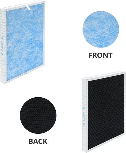 Miniatura 5 de Filtro de repuesto MSA3 compatible con Membrane Solutions MSA3 y MSA3S Smart Air Purifiers, filtro 3 en 1 (paquete de 2)