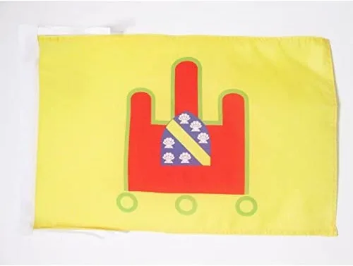 Miniatura 474 de Bandera de México AZ FLAG, 45.7 x 30.5 cm, con cordones - Pequeñas banderas mexicanas de 30 x 45 cm - Bandera de 45.7 x 30.5 cm