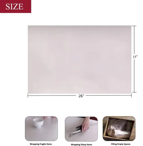 Miniatura 2 de Hojas de papel de embalaje de papel de periódico para mover, enviar, llenar cajas, envolver y proteger artículos frágiles, 1.3 libras