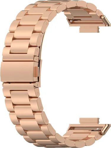 Miniatura 3 de Correa de repuesto compatible con Huawei Watch Fit 2, correa ajustable de repuesto de metal de acero inoxidable premium para Huawei Watch Fit 2