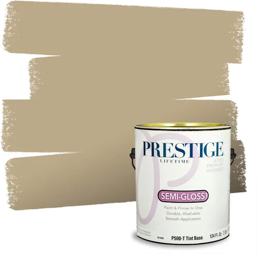 Miniatura 259 de PRESTIGE Paints Exterior Paint and Primer In One, 1-Gallon, Satin, Comparable Match of Benjamin Moore* Royal Linen* 931BM-PCM