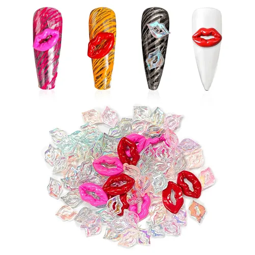 Miniatura 9 de KWOLYKIM 20 dijes de conejo de calavera cruzada, dijes de uñas de conejo para uñas de limo, manualidades, álbumes de recortes, funda de teléfono
