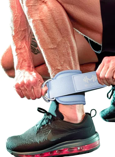 Miniatura 29 de Modvel Gym Ankle Strap for Cable Machines – Glute & Leg Kickback Ankle Straps for Gym Workouts – Adjustable, Padded Support for Strength Training