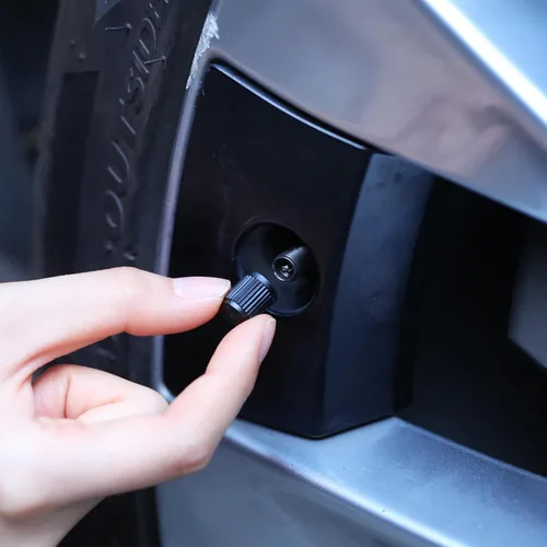 Miniatura 2 de Outus 20 tapas de vástago de válvula de neumático, tapas universales de plástico para vástagos de válvula de automóvil, bicicletas, automóviles