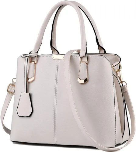Bolsos y bolsos de mano para mujer, de piel sintética, con asa superior, bolso de hombro