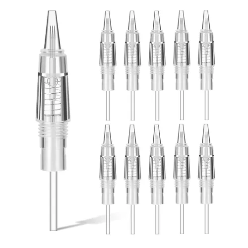 Miniatura 8 de ATOMUS 10 Uds. Cartucho de tatuaje de cejas Agujas desechables de maquillaje permanente para máquina de tatuaje delineador de ojos de cejas (1R)
