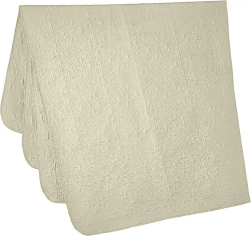 Miniatura 8 de Chezmoi Collection Luca - Juego de colcha de gran tamaño de 3 piezas, tamaño Queen, color beige, colcha de microfibra ligera de 100 x 106 pulgadas