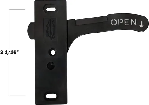Miniatura 3 de Camp'N - Pestillo de puerta de pantalla RV (mano derecha) Manija de puerta de pantalla RV para autocaravana y remolques de viaje, OEM universal