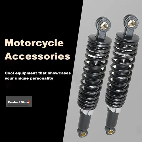 Miniatura 5 de 1 par de amortiguadores de 12.5 pulgadas (320mm) para motocicleta, reemplazo universal trasero para Yamaha Kawasaki Suzuki Sportster XL883 1200 Dirt