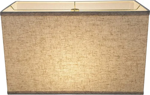 Miniatura 4 de Aspen Creative 36006A - Pantalla rectangular de transición con forma de tapa dura, color beige, ancho (8 + 16 pulgadas) x 10 pulgadas