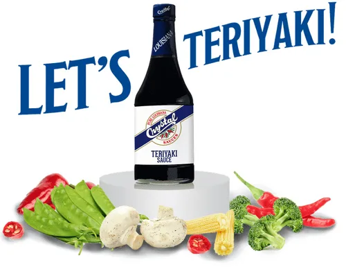 Miniatura 2 de Crystal Louisiana's Teriyaki Sauce, 12 onzas, sabor salado para aves, mariscos, carne de res, ideal para asar a la parrilla, hornear o ahumar