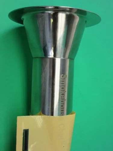Miniatura 2 de Tubo de molinillo de carne de tamaño #32 para llenar bolsas de congelador. Diámetro base de 6 pulgadas. Se adapta a picadoras de carne que tienen 3
