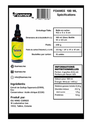 Miniatura 2 de Foamee Espumador de Cóctel Vegano 1.7 fl oz