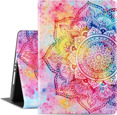 Miniatura 22 de Funda para iPad de 9ª generación, funda para iPad de 8ª generación, funda para iPad de 7ª generación de 10.2 pulgadas, vista multiángulo con soporte