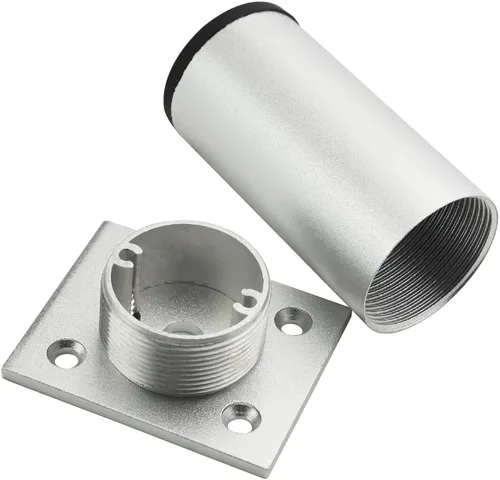 Miniatura 3 de TOVOT 4 patas redondas de 3 pulgadas para muebles, patas de sofá de aleación de aluminio, patas de metal resistentes para muebles, gabinetes y sofás