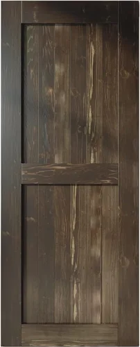 Miniatura 21 de Homacer Puerta de granero de madera maciza de 34 pulgadas de ancho x 84 pulgadas de alto x 1-3/8 pulgadas de profundidad, acabado y sin ensamblar