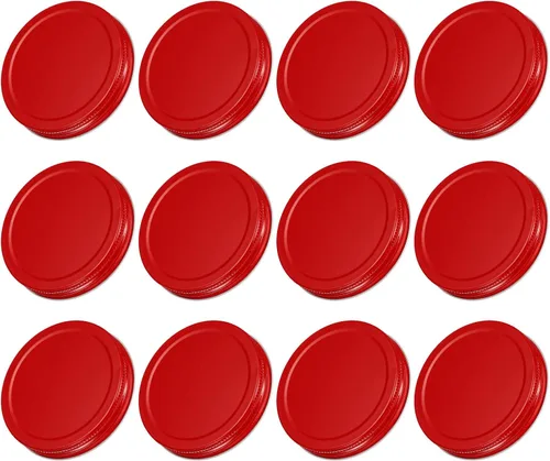 Miniatura 10 de uxcell Tapas para tarros de conserva, 2.76 pulgadas, boca regular, tapas de placa de hojalata a prueba de fugas para conservas de cocina