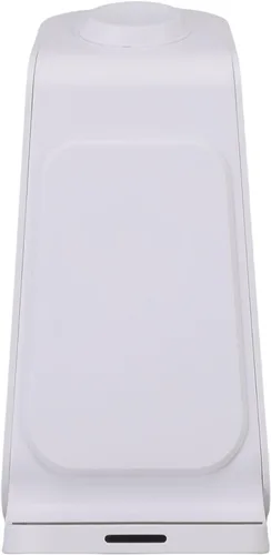 Miniatura 3 de PUSOKEI Cargador inalámbrico de 15 W Uso flexible para auriculares Android Reloj de teléfono ideal para necesidades de carga en movimiento (blanco)