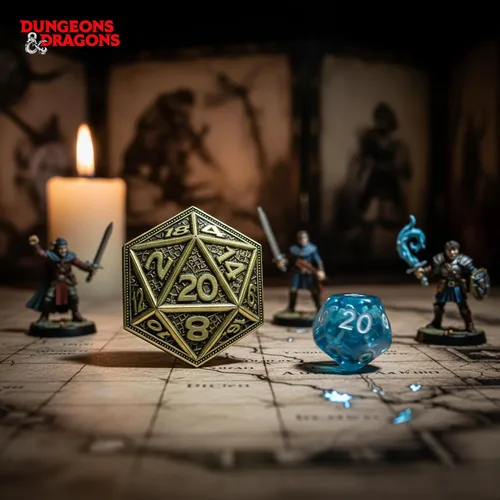 Miniatura 5 de Moneda de colección Dungeons & Dragons de 20 caras de edición limitada