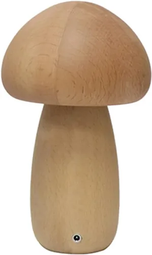 Miniatura 8 de Lámpara de madera USB con forma de hongo, luz nocturna multicolor, iluminación ambiental, luces de noche, lámparas de mesa para dormitorio, sala