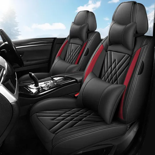 Miniatura 23 de Fundas de Asientos Compatibles con Toyota Corolla 2015-2026 Funda de Asiento de Automóvil de Cuero, Elegante Impermeable Transpirable Fácil