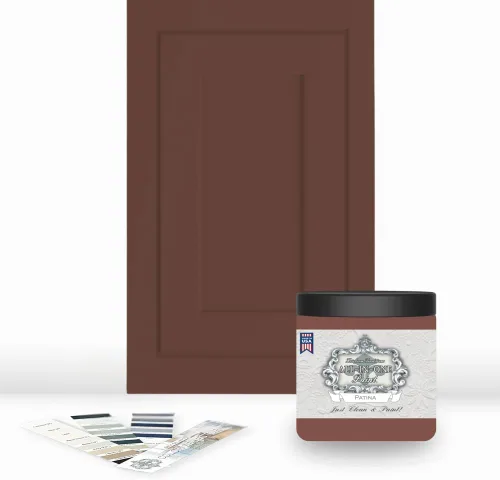 Miniatura 97 de Pintura TODO EN UNO, Abbey (gris cálido), Muestra de 8oz - Pintura duradera para gabinetes y muebles. Imprimación y capa superior incorporadas,