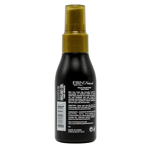 Miniatura 2 de EBIN NEW YORK Peluca y tejido desenredante de 5 segundos Spray desenredante acondicionador para cabello humano y sintético Sin enredos, brillo