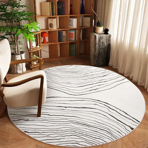 Miniatura 25 de GLN Rugs Contemporary Collection - Alfombra de felpilla lavable a máquina, contemporánea, antideslizante, de pelo corto, alfombra de felpilla