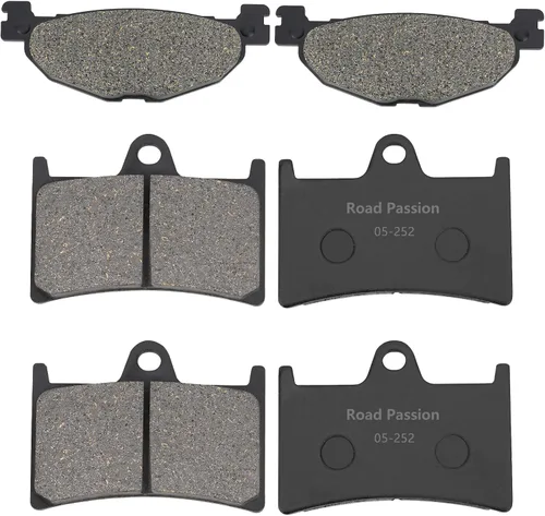 Miniatura 2 de Road Passion Pastillas de freno delanteras y traseras compatibles con Yamaha TDM 900 2002-2015 FJR 1300 R/RC/S/AS/T/AT 2003-2005 XV 1900