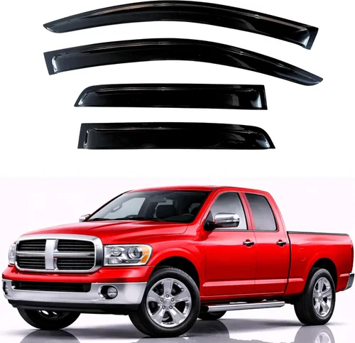 Miniatura 341 de KPY Visor de ventana compatible con Hyundai Tucson 2021-2025, 4 piezas de deflector de ventilación para ventana lateral, estilo Mugen, protector