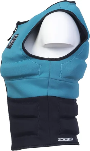 Miniatura 5 de SWELL Wakesurf Chaleco de neopreno para mujer diseñado exclusivamente para wakesurf, ¡pero ideal para todas las demás actividades acuáticas! Azur