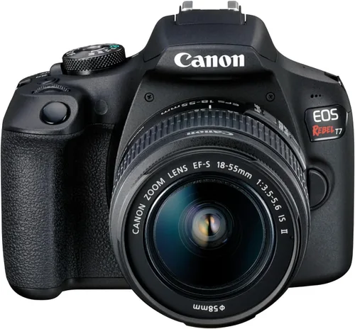 Miniatura 2 de Canon EOS Rebel T7 Cámara DSLR y EF-S 0.709-2.165 in es II Kit de lente con tarjeta SD y funda de cámara y accesorios (3 artículos)